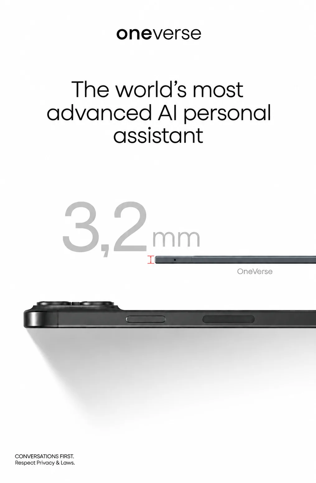 OneVerse Device, 3.2 mm
